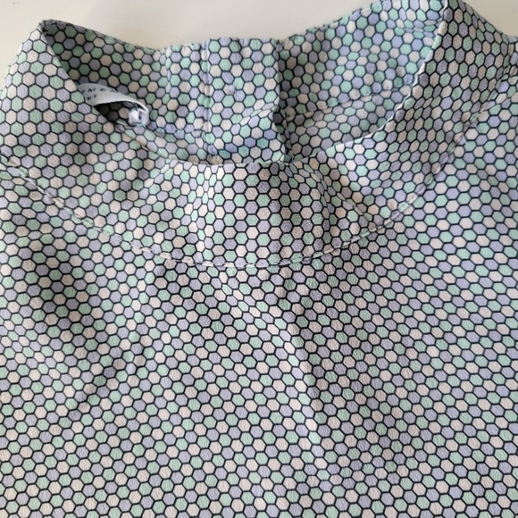 Equipment Femme Silk Printed Blouse Small Blue - Picture 6 of 11